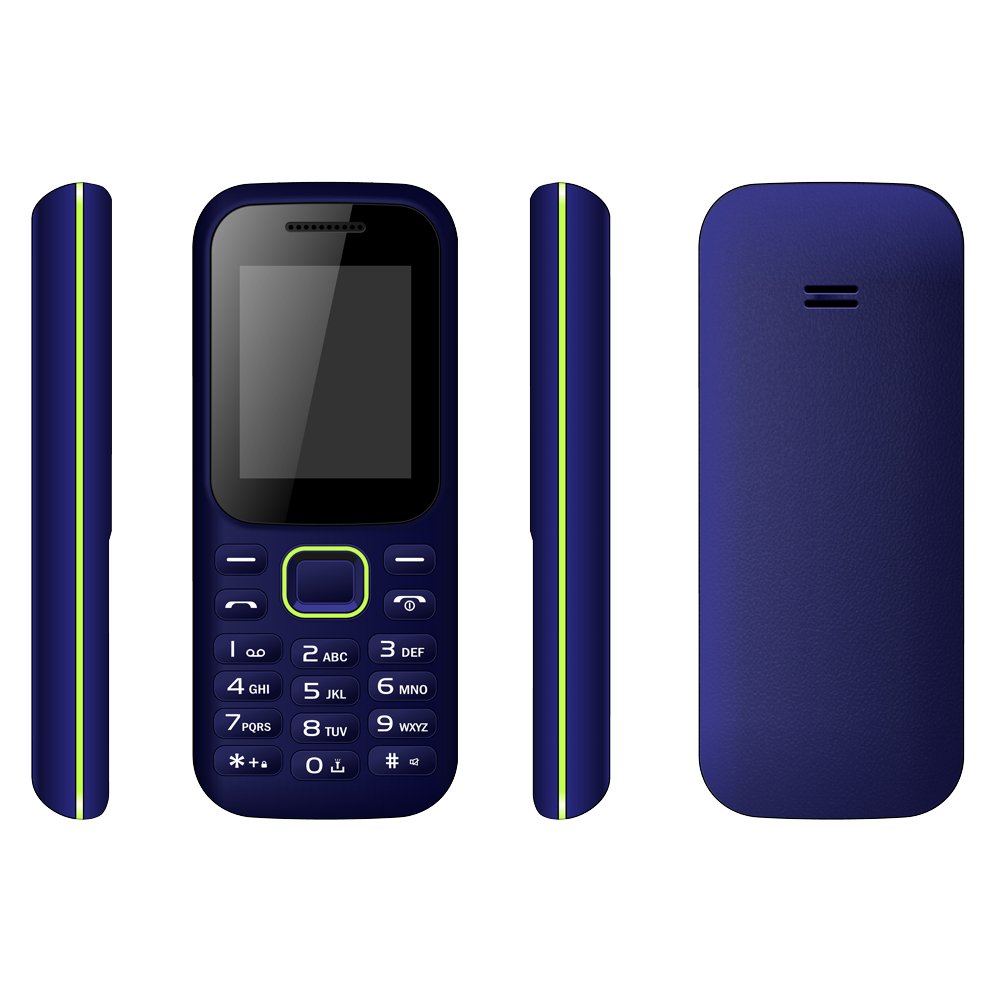2G 3G 4G Black Multi-feature Phones 2.8inch 1.77 Inch 2g Feature Phone Old Man Cellphone
